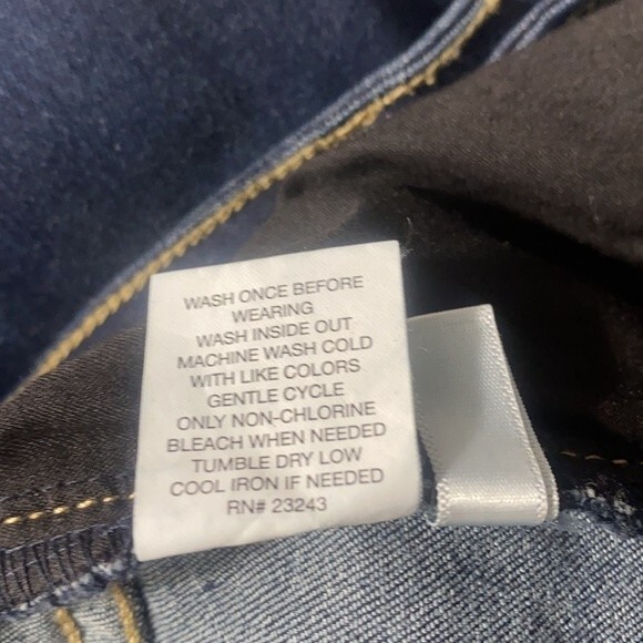New York & Company Blue Ultra High-Waist Super Skinny Women's Jean Pants Size 4 - Picture 7 of 12